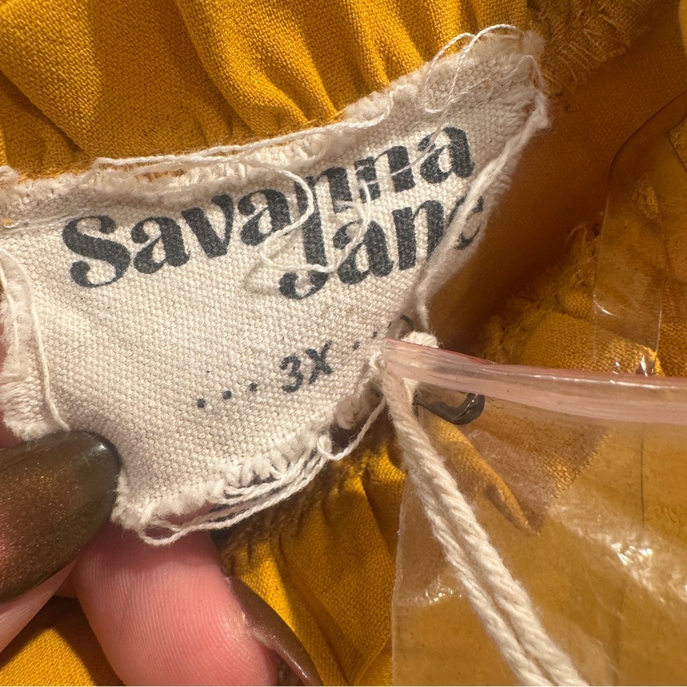 Savanna Jane Golden Yellow Blouse - Picture 2 of 3